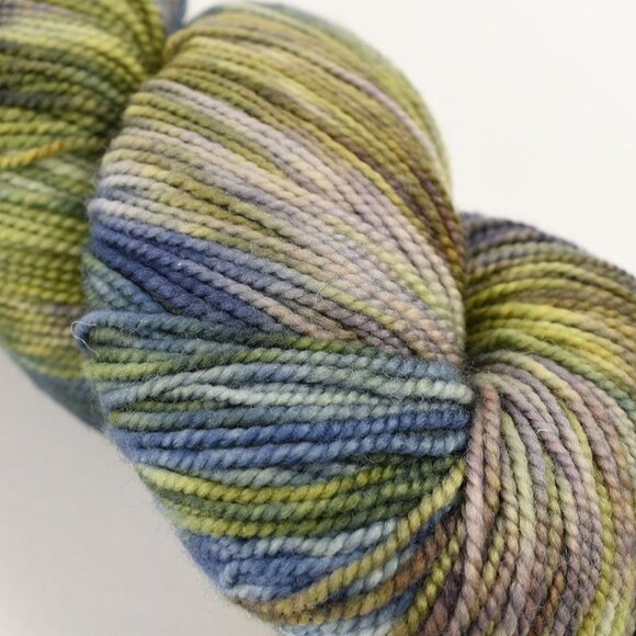 Fiberstory Fave Sock Yarn Superwash Merino 400 yds Handcrafted Color Meadow - Picture 2 of 3